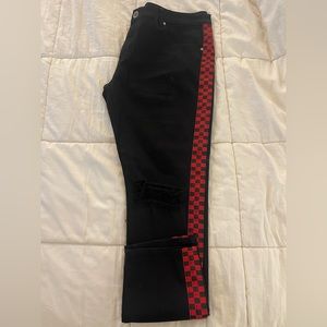 Checkered Slim fit Jeans